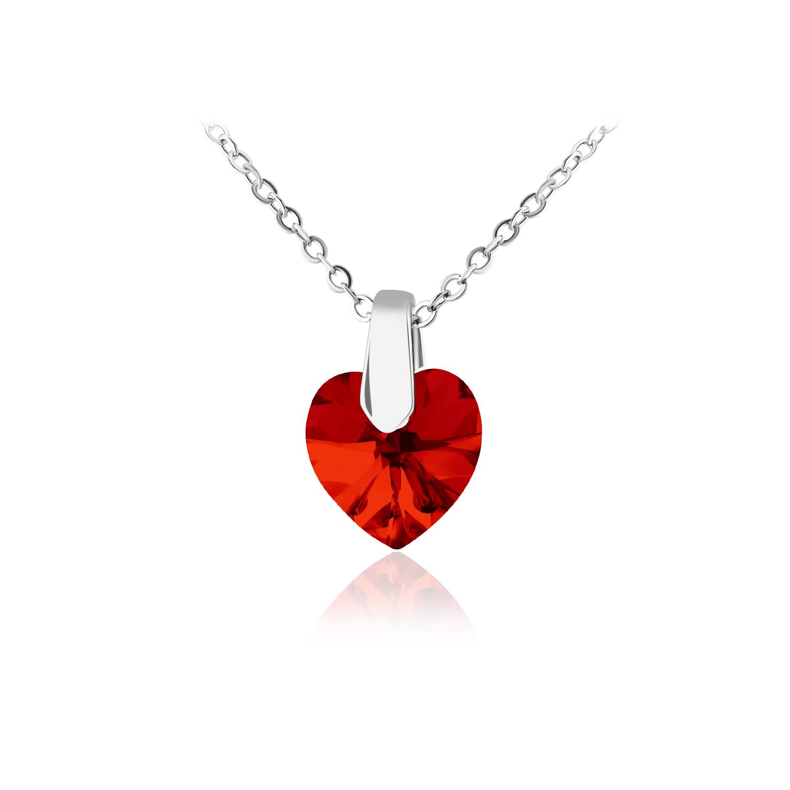 Кулон KOBI Heart Small зі Swarovski 9x10 мм (7430-2259-200-32)