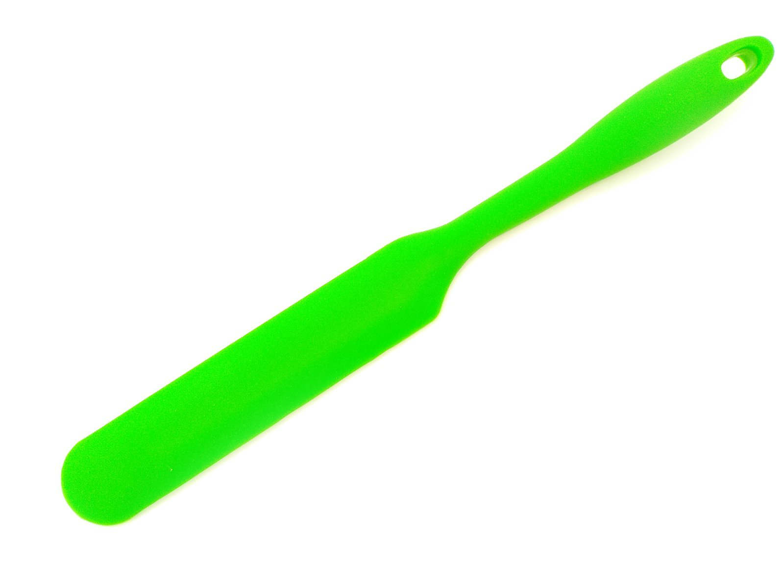 Силиконовый шпатель кондитерский SNS 33 х 3,5 см зеленый