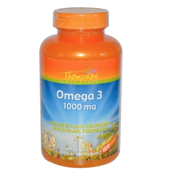 Омега 3 Thompson Omega 3 1000 mg 100 Softgels THO-19320