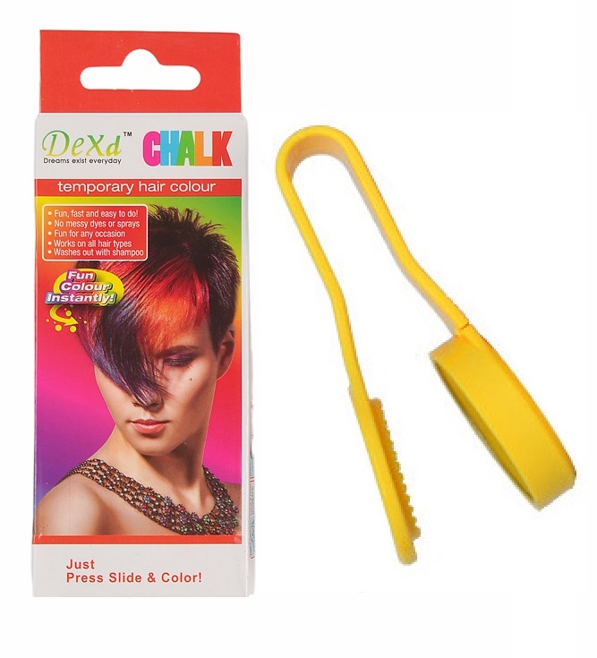 Крейда для волосся DeXd Chalk Жовтий (hub_kGin84052)
