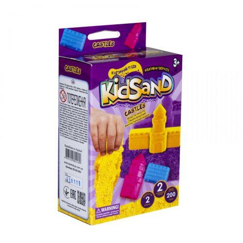 Кинетический песок KidSand: Замок с формочками, 200 г (укр) KS-05-03U
