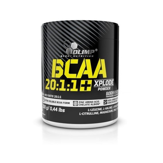 Аминокислота BCAA для спорта Olimp Nutrition BCAA 20:1:1 Xplode 200 g /27 servings/ Pear