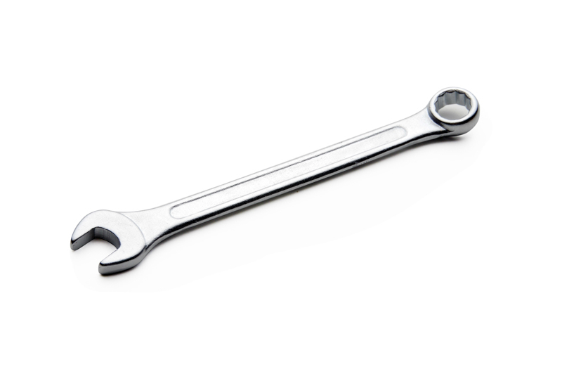 Ключ ріжково-накидний СИЛА Стандарт 17 мм (028409)
