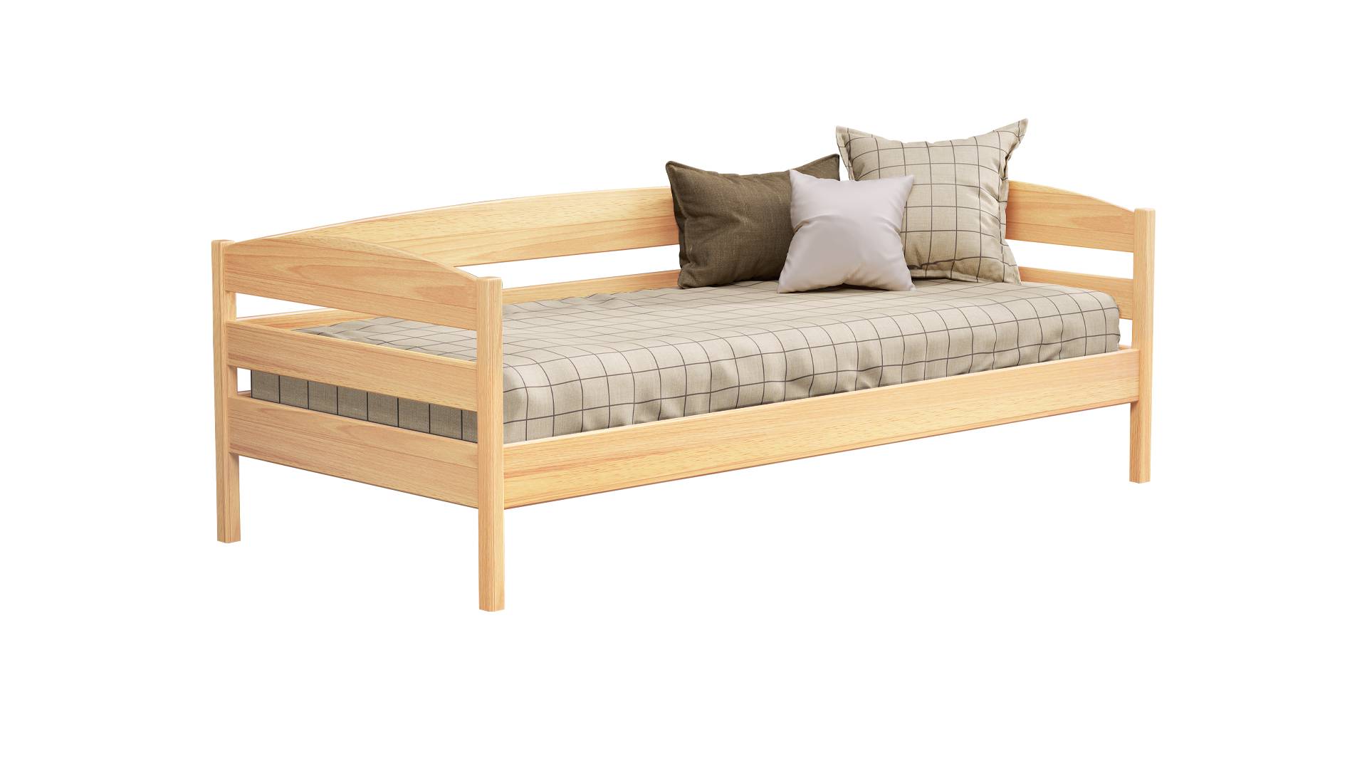 Ліжко дерев'яне Estella Нота Плюс 80х200 Бук натуральний Масив Л2.5