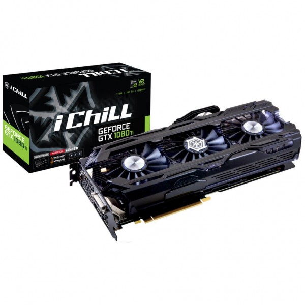 Відеокарта Inno3D GeForce GTX1080 Ti 11Gb iChill X4 Ultra C108T4-1SDN-Q6MNX (F00171872)