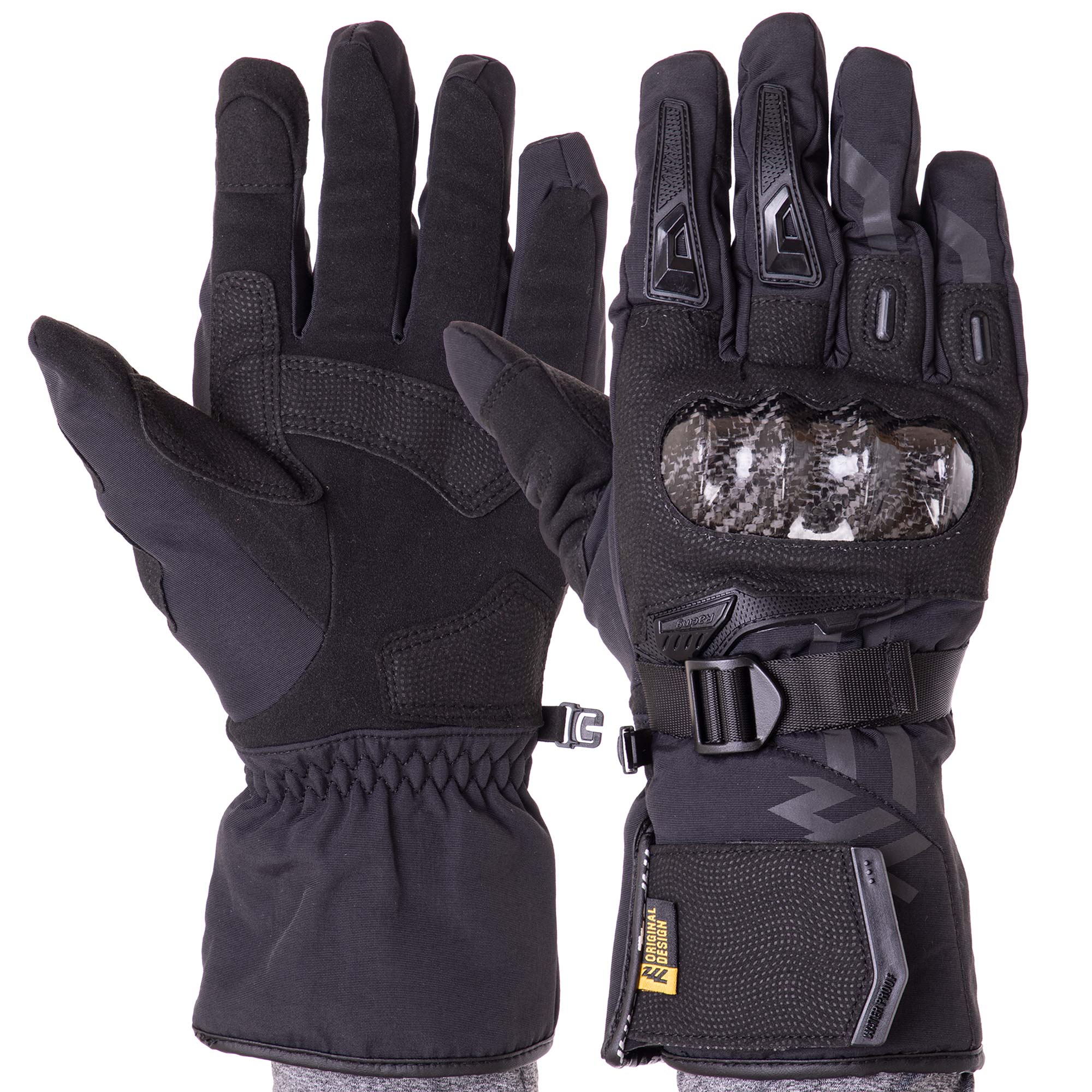 Мотоперчатки зимние MADBIKE MAD66X 2XL Черный