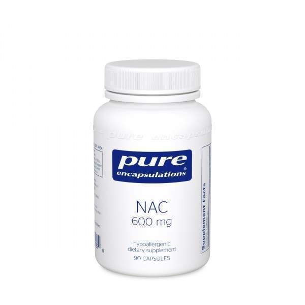 N-ацетилцистеин 600 mg Pure Encapsulations 90 капсул (20255)