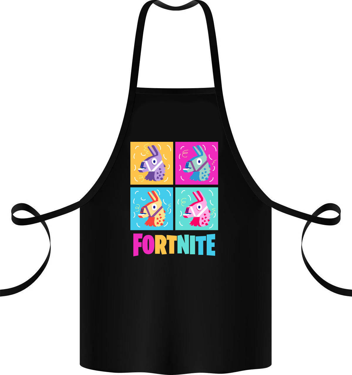 Фартук с принтом Кавун Fortnite цвет 68 см Черный
