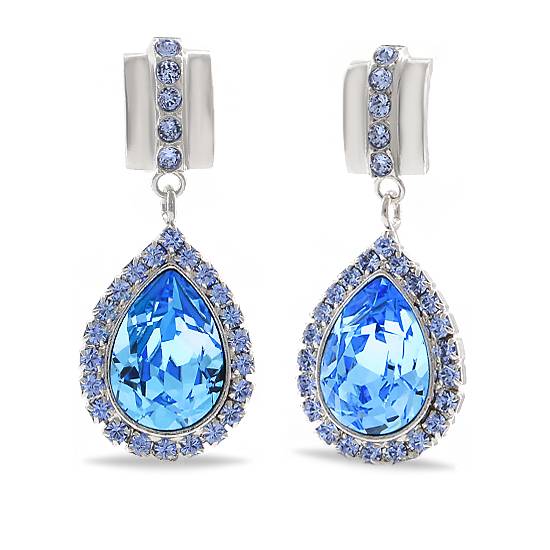 Сережки KOBI Hruska зі Swarovski (7440-3037-04-32)