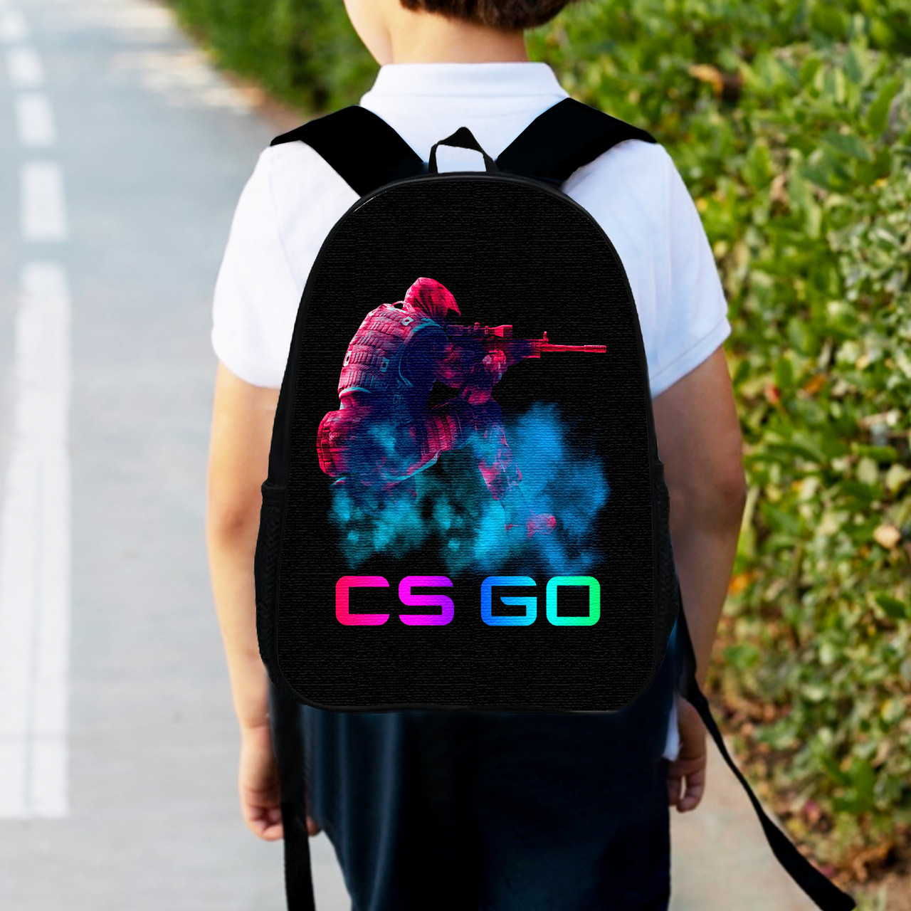Дитячий рюкзак CS:GO Counter-Strike 34х27х13 см, водонепроникний, різнокольоровий