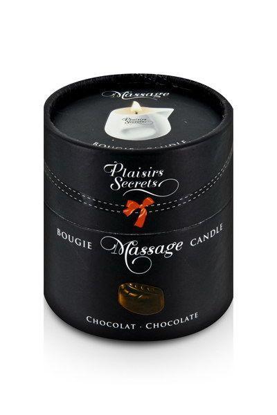 Массажная свеча с ароматом шоколада Plaisirs Secrets Chocolate 80 мл SO1845