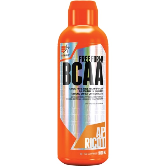 Аминокислота BCAA для спорта Extrifit BCAA Free Form Liquid 80000 mg 1000 ml /20 servings/ Apricot