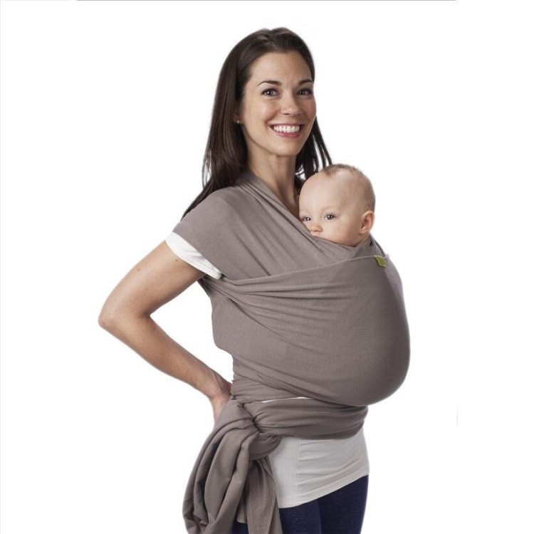 Слінг-шарф SUNROZ Baby Carrier Sling Світло-Сірий (SUN0973)