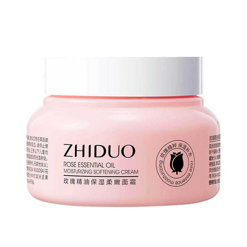 Смягчающий крем для проблемной кожи с розовой водой Zhiduo Rose Essential Oil 120g