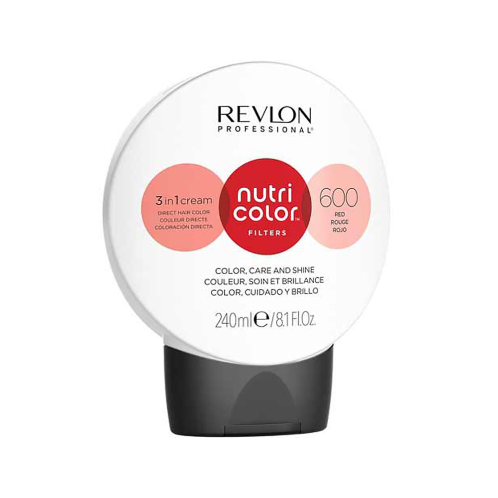 Тонирующий крем-бальзам для волос Revlon Professional Nutri Color Filters 600 Red 240 мл (8007376047044)