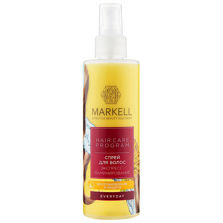 Спрей для волос "Экспресс-ламинирование" Markell Cosmetics Hair Care Program 200 мл