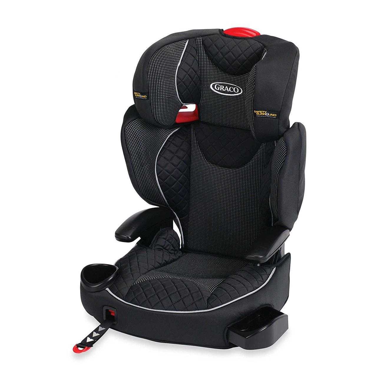 Дитяче автокрісло Graco Affix Pierce з високою спинкою Black