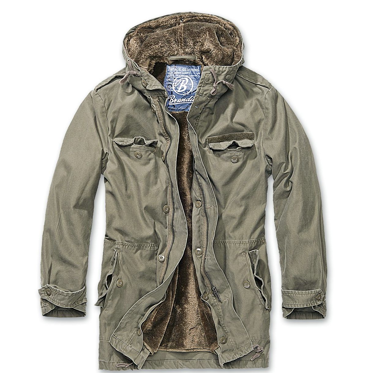 Парку Brandit BW Parka XL Оливкова (3137.1-XL)
