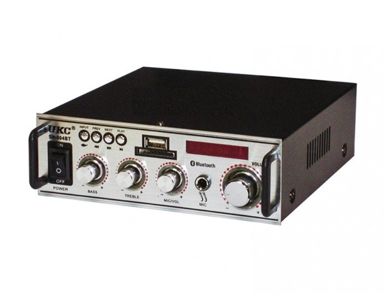 Усилитель звука UKC SN-004BT FM USB Bluetooth Караоке 300W+300W Black (3sm_859463904)