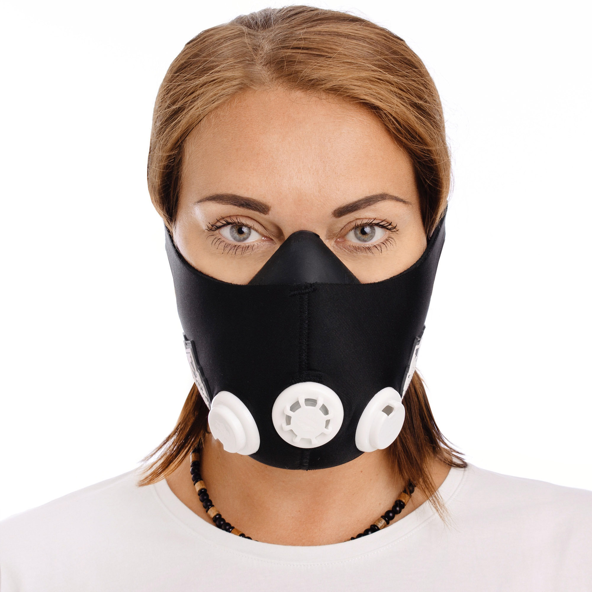 Маска тренировочная Training Mask SP-Sport FI-6214 S-100-149LBS (45-67кг) черный
