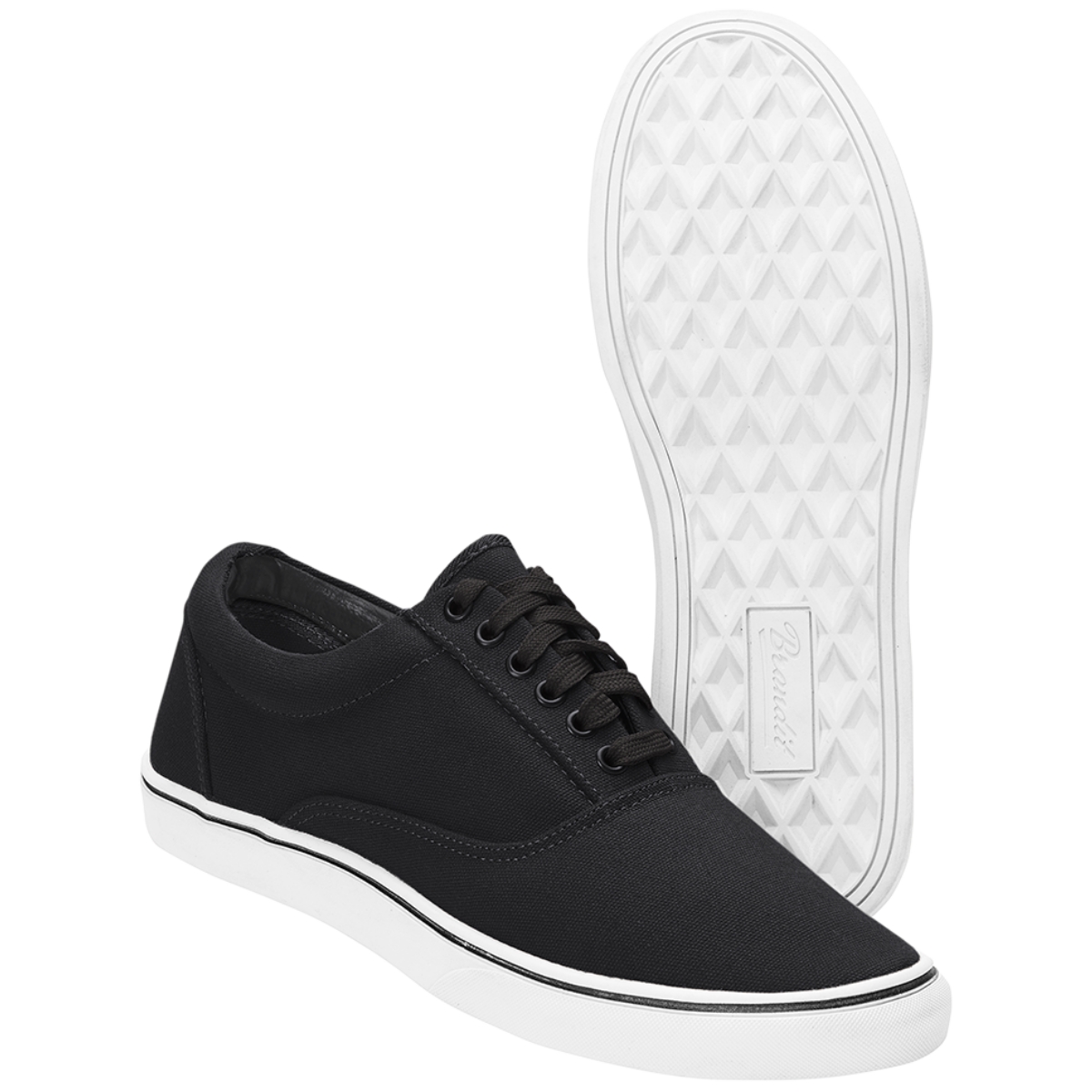 Мокасини Brandit Bayside BLACK-WHITE 44 Чорний (9040.99-44)