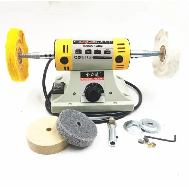 Шлифовальный станок настольный ТМ-2 350Вт 220В Bench Lathe