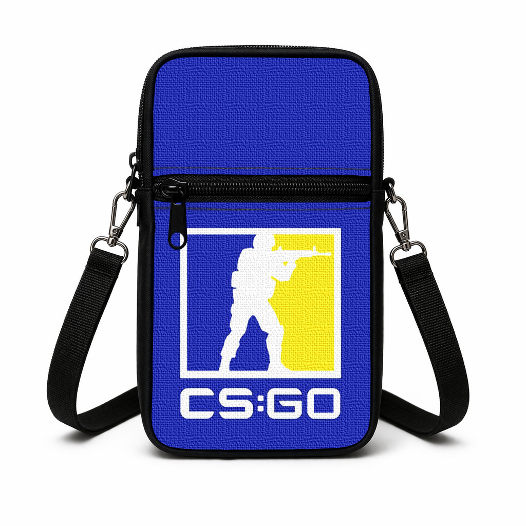 Дитяча сумка-чохол для телефона з принтом Counter-Strike, 19×10×5 см
