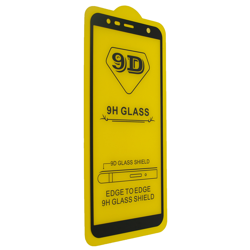 Захисне скло 9D Glass для Samsung Galaxy J6+ SM-J610 Black (5849)