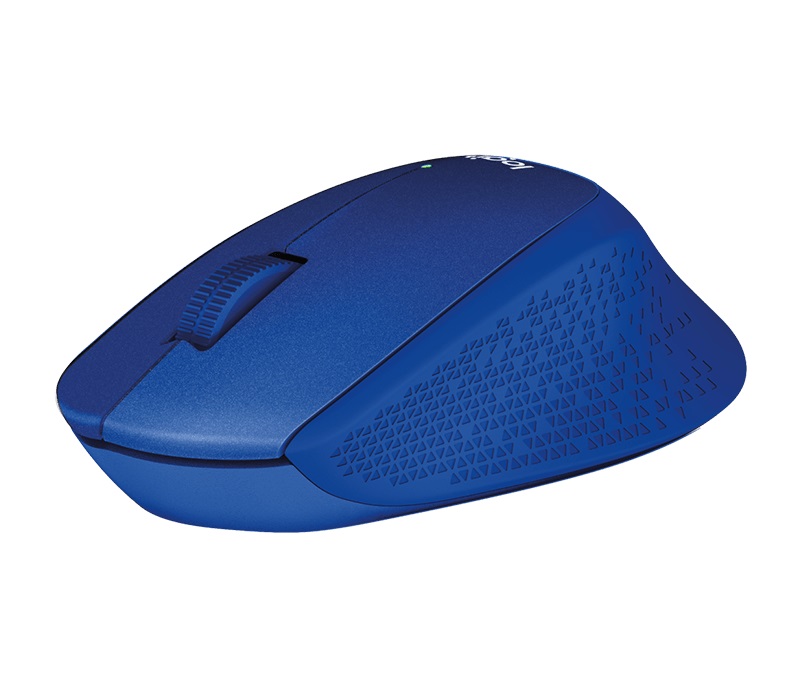 Мышь беспроводная Logitech M330 Silent Plus Blue USB (910-004910)