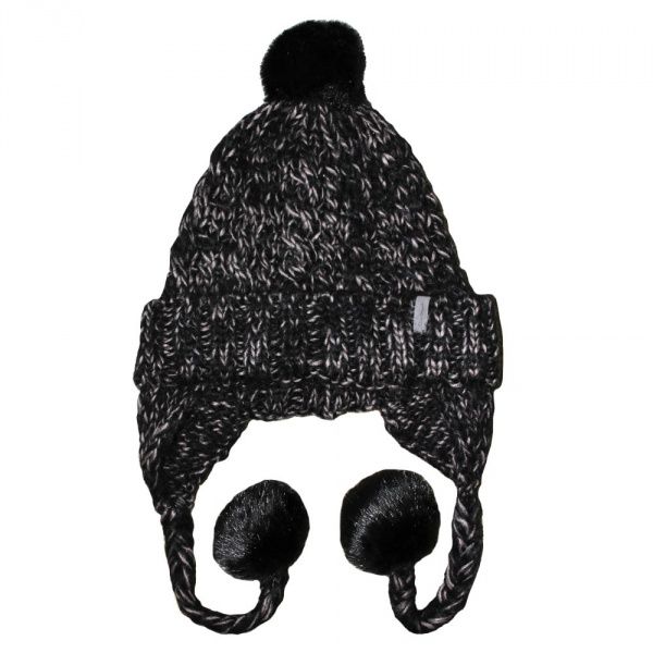 Шапка Eddie Bauer Women Earflap Beanie BLACK (7730BK)