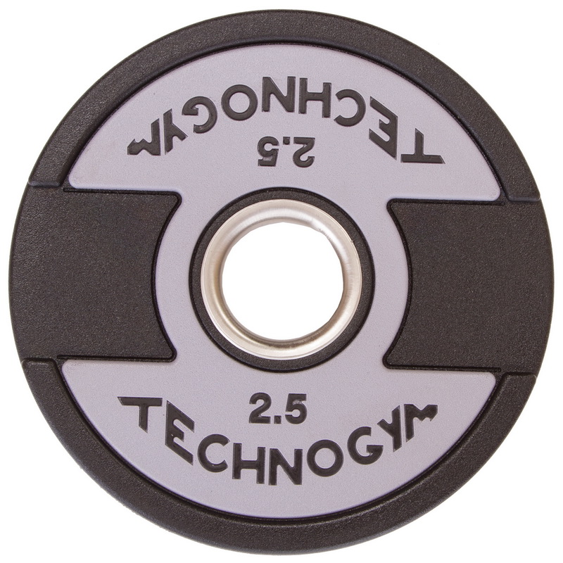 Млинці диски поліуретанові TECHNOGYM TG-1837-2_5 2,5кг Чорний