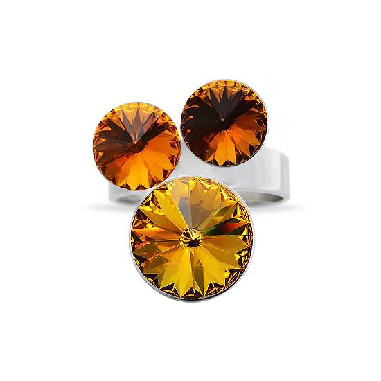 Кільце KOBI Zorina зі Swarovski Регульований/Безрозмірне (7770-0901-236)