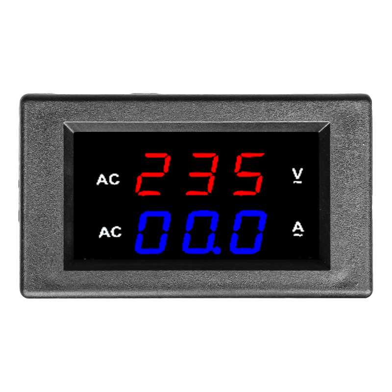 Цифровой вольтметр амперметр тестер Lesko 4835-01 100A Черный (10622-54738)
