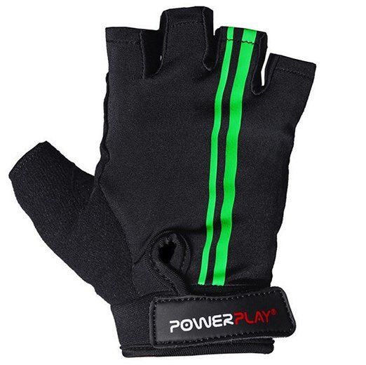 Велосипедные перчатки 5031 Power Play  S Черно-зеленый (07228051)