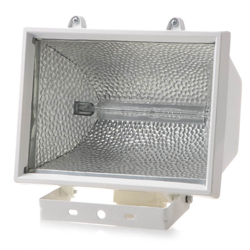Прожектор галогенный Brille IP54 1000W HL-03 Белый 152008