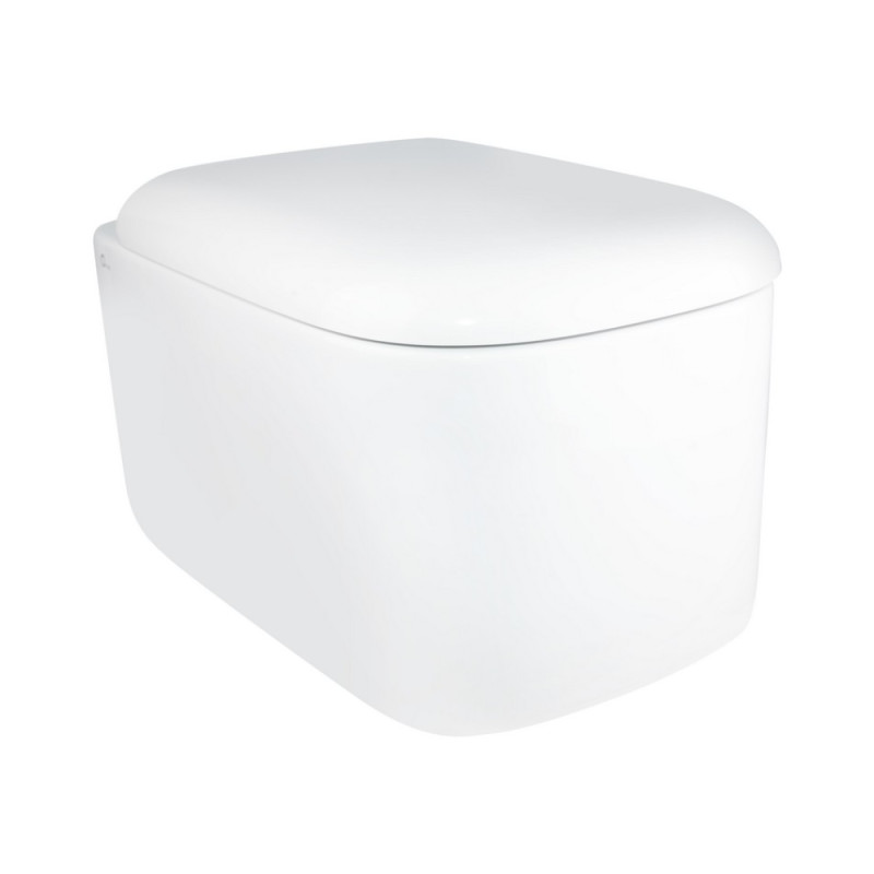 Унітаз Підвісний Qtap Orlan З Сидінням Soft-Close Qt0332150W