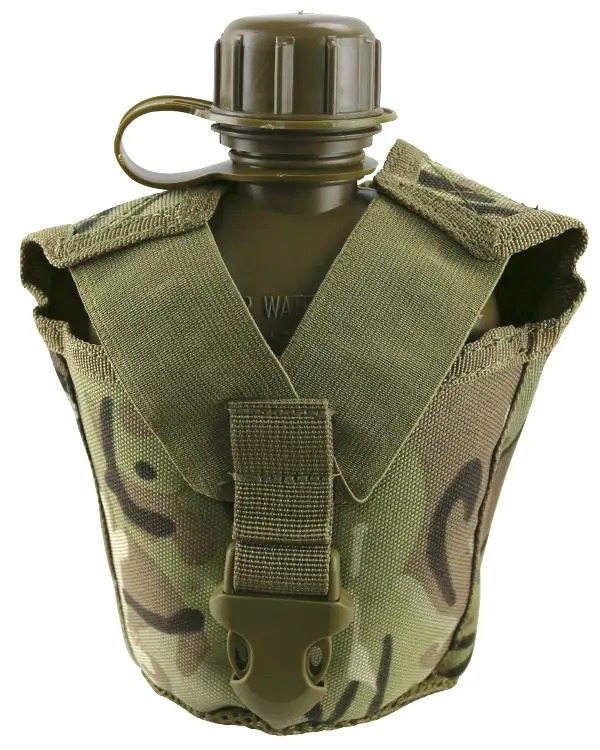Фляга тактическая Kombat UK Tactical Water Bottle 0.95 л Мультикам (KB-TWBT-BTP)