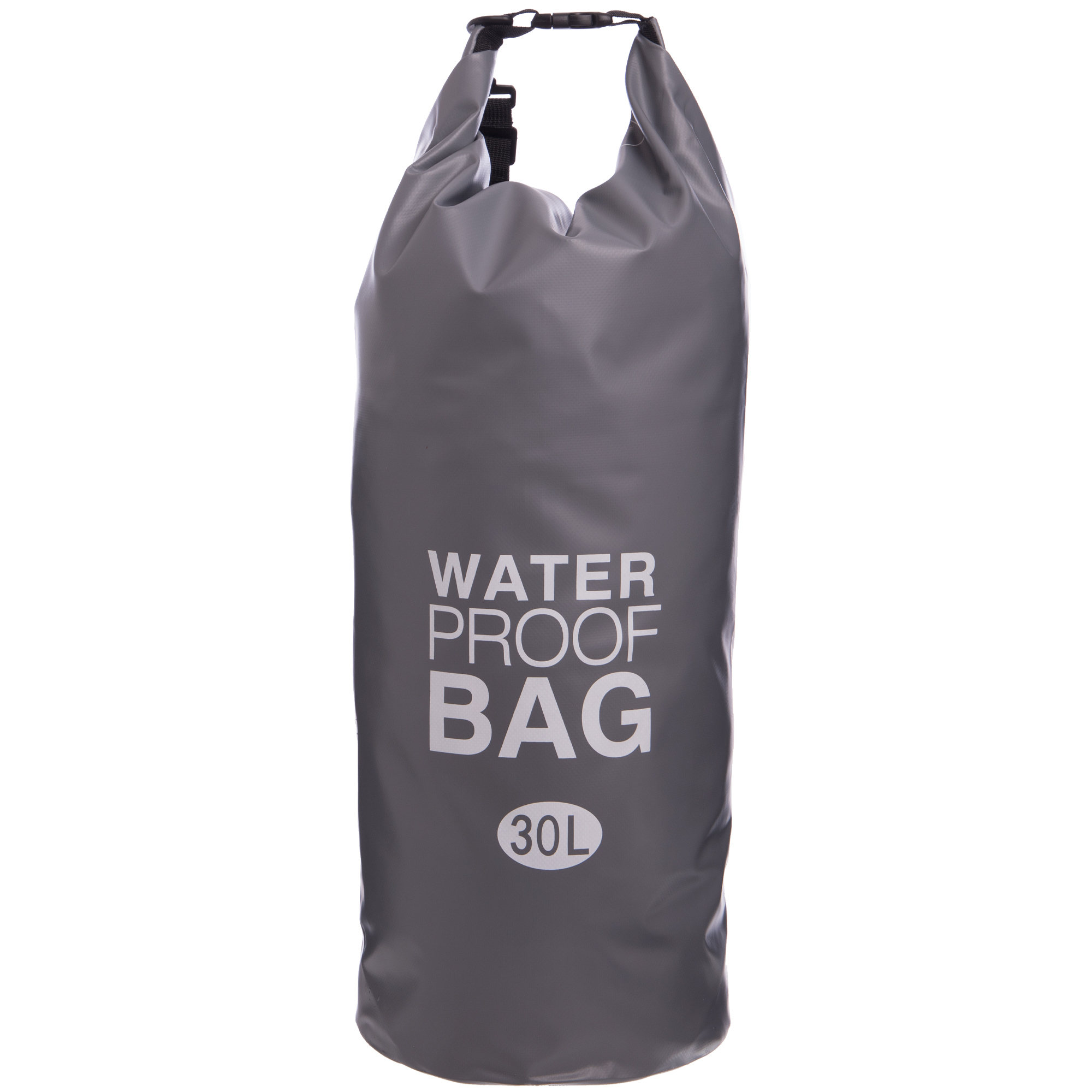 Водонепроницаемый гермомешок с плечевым ремнем Waterproof Bag 30л TY-6878-30 (PVC) Серый (PT0509)
