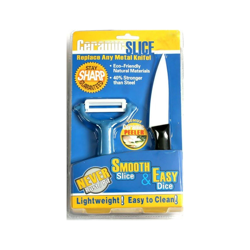 Керамический нож и овощечистка Ceramic Slice (hub_np2_0756)