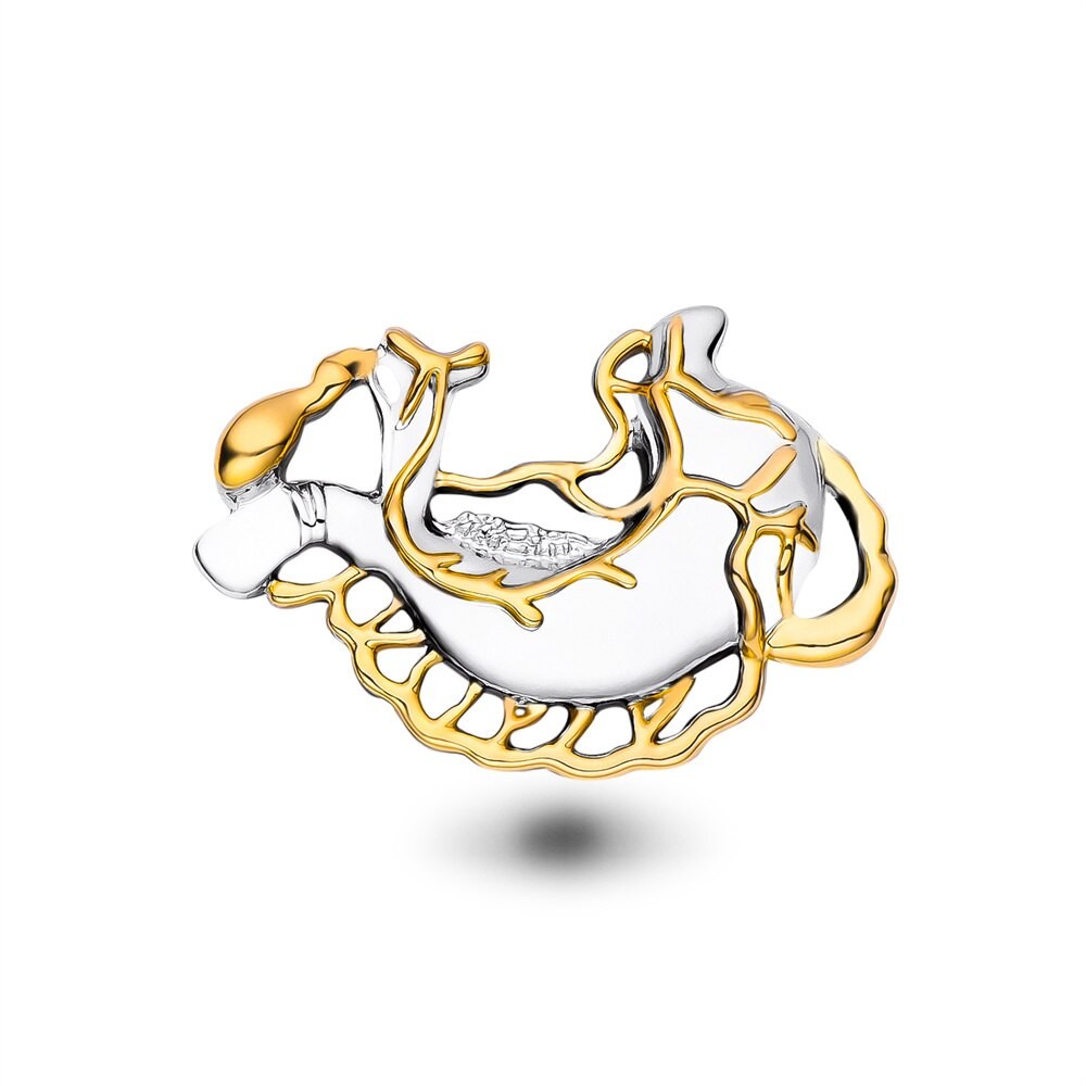 Значок BROCHE Желудок серебристый BRGV112963