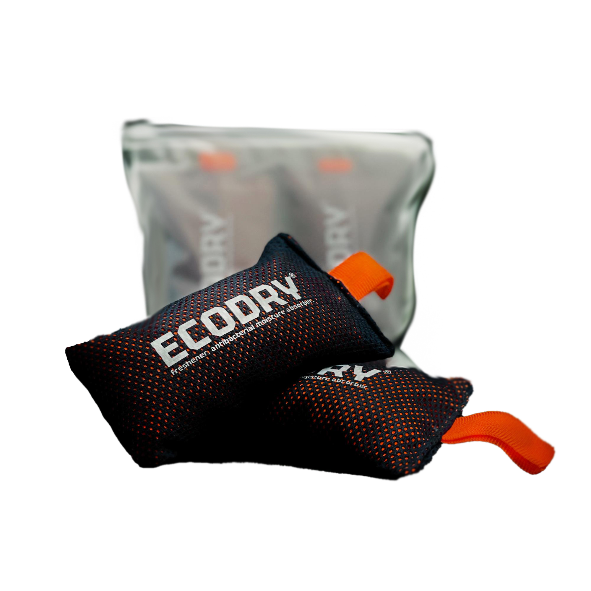 Влагопоглощающие мешочки дезодоранты ECODRY Orange 2 шт Серый/Черный/Оранжевый