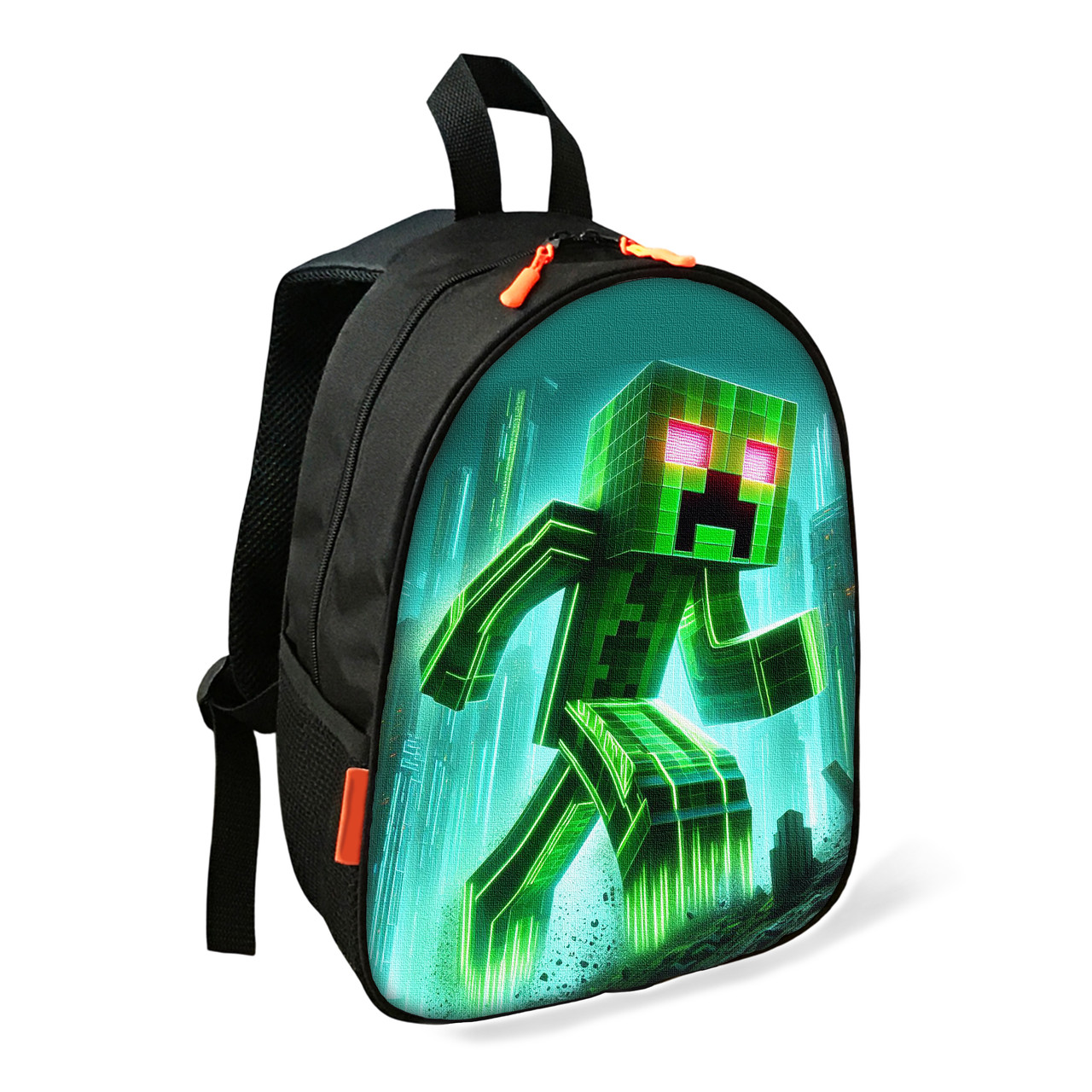 Дитячий рюкзак Minecraft Крипер 34х27х13 см водонепроникний