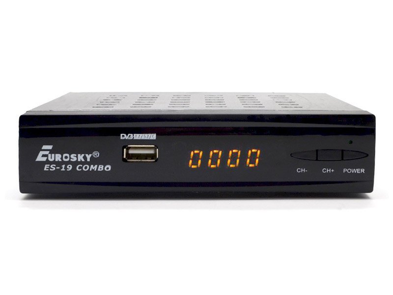 Эфирный Т2 тюнер Eurosky ES-19 Combo
