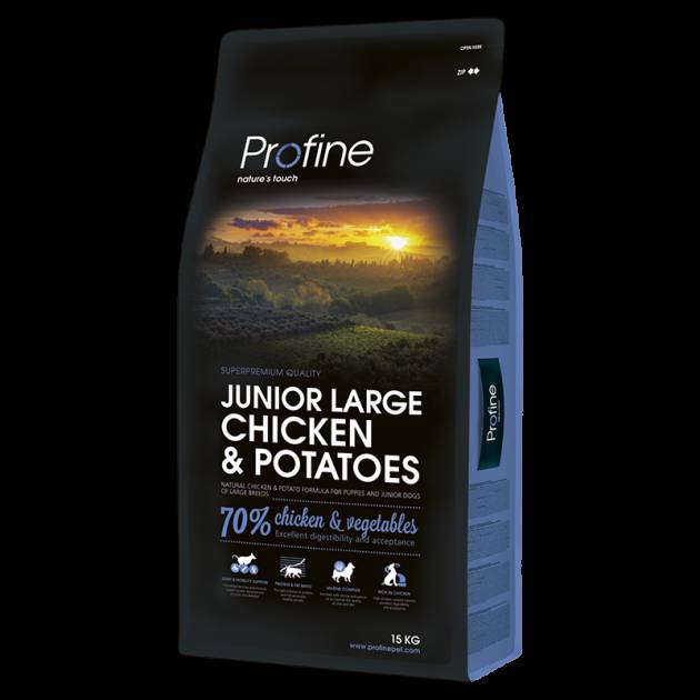 Сухой корм Profine Junior Chicken  Potatoes 15 kg (д/щенков и юниоров крупных пород)