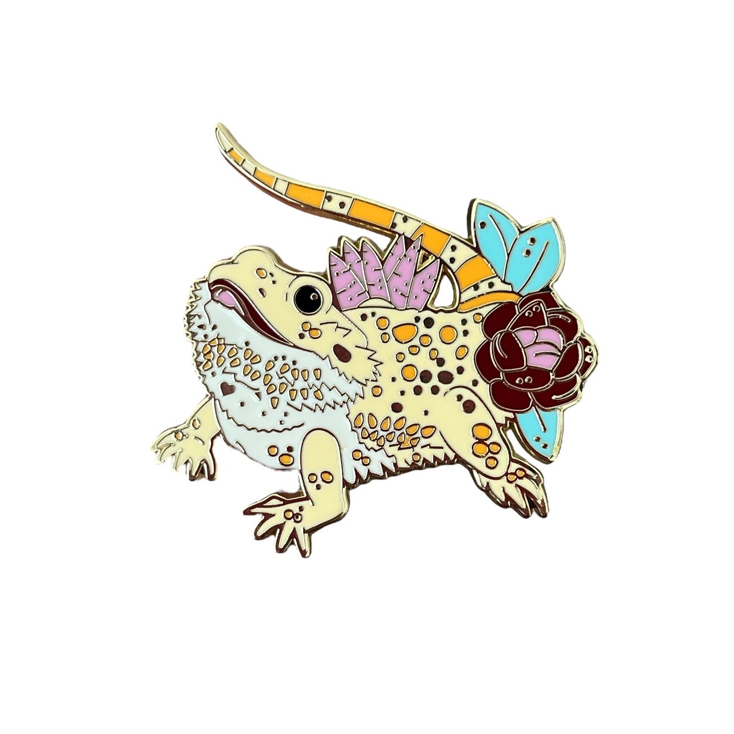 Значок BROCHE Ящірка жовтий BRGV114157