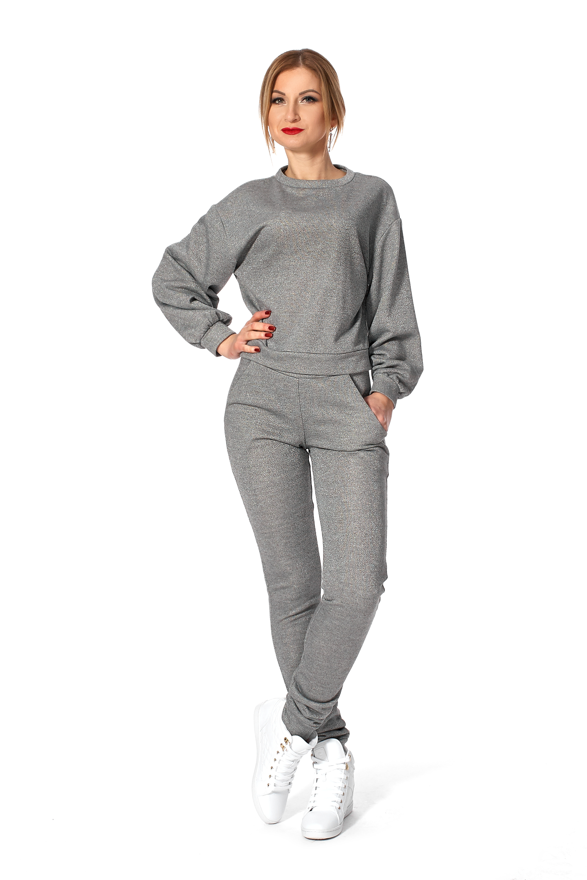 Костюм SL-FASHION 46 Сірий (SLF-681.01-2)