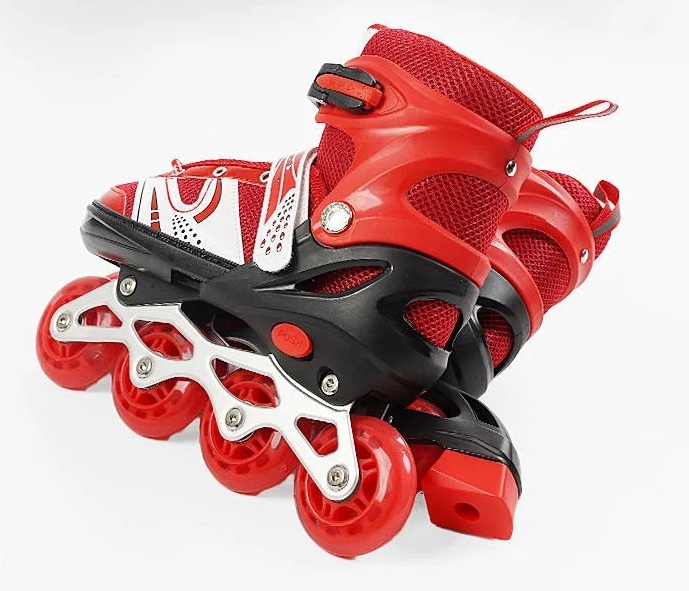 Роликовые коньки Best Roller 622-М PU 34-38 Красный (173865)