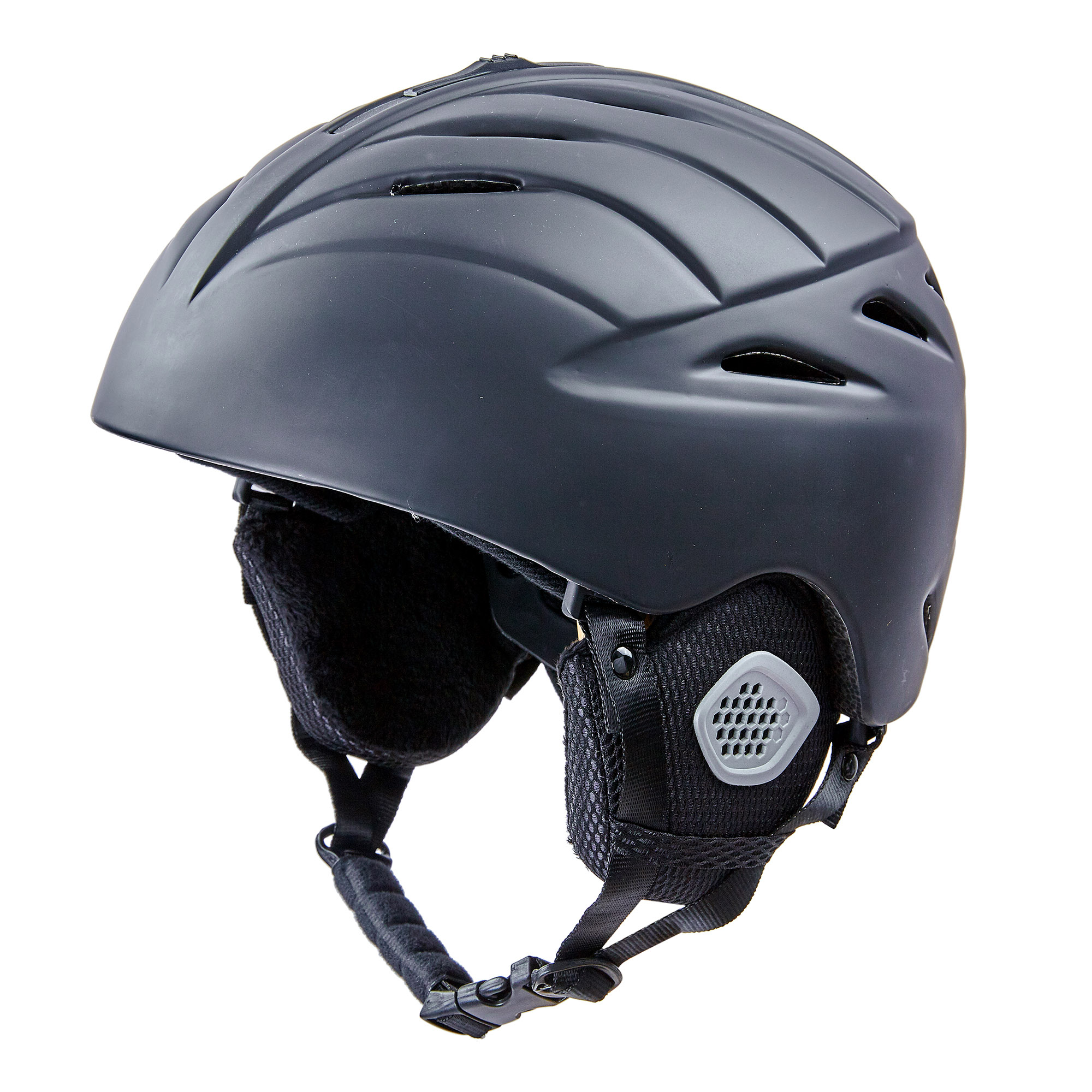 Шлем горнолыжный с механизмом регулировки MOON MS-6295 PC p-p S 53-55 Черный