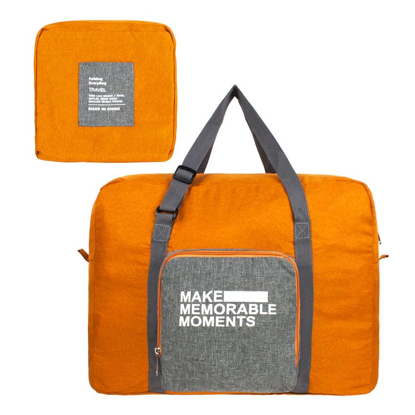 Сумка складная Folding Bag Make Memorable Moments Оранжевый (23304)
