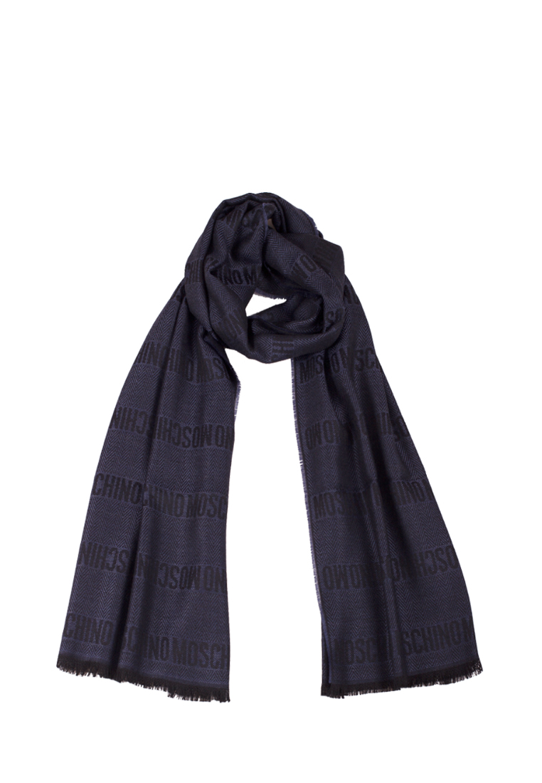 Чоловічий шарф Moschino 50115 Синій (2900056536011)